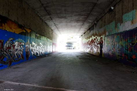 Le tunnel principal.